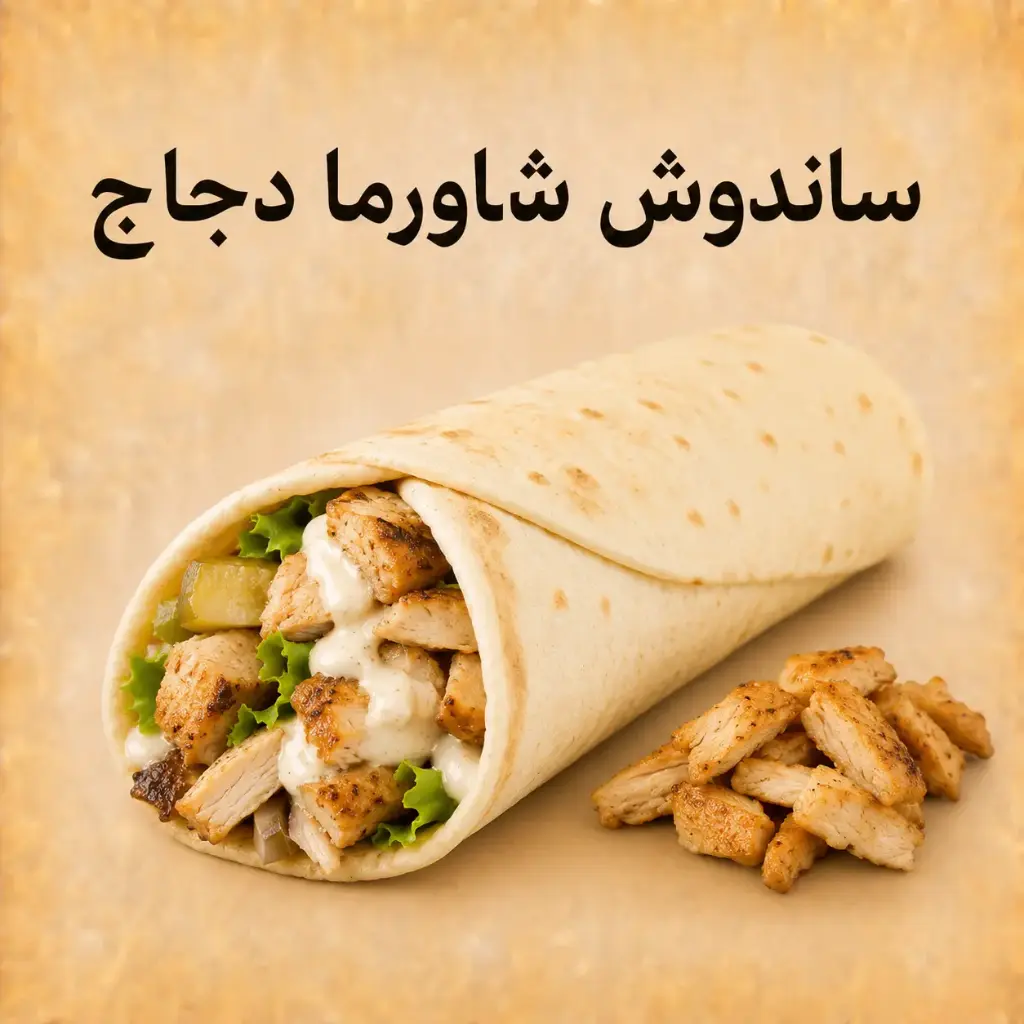 Chicken shawarma- sandwich