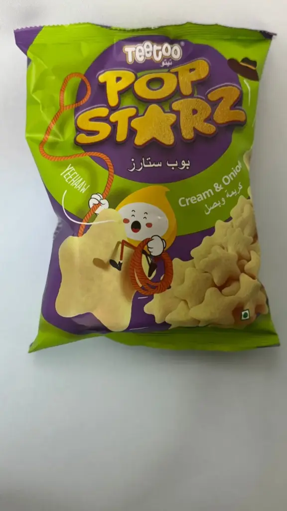 CHIPS POP STARS cream & onion