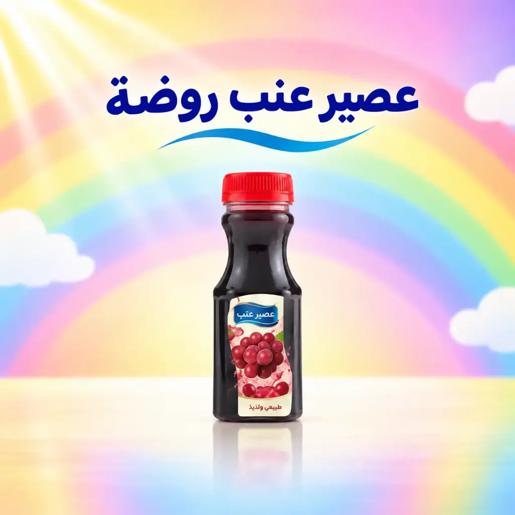 Fresh Red Grape Juice - Rawda