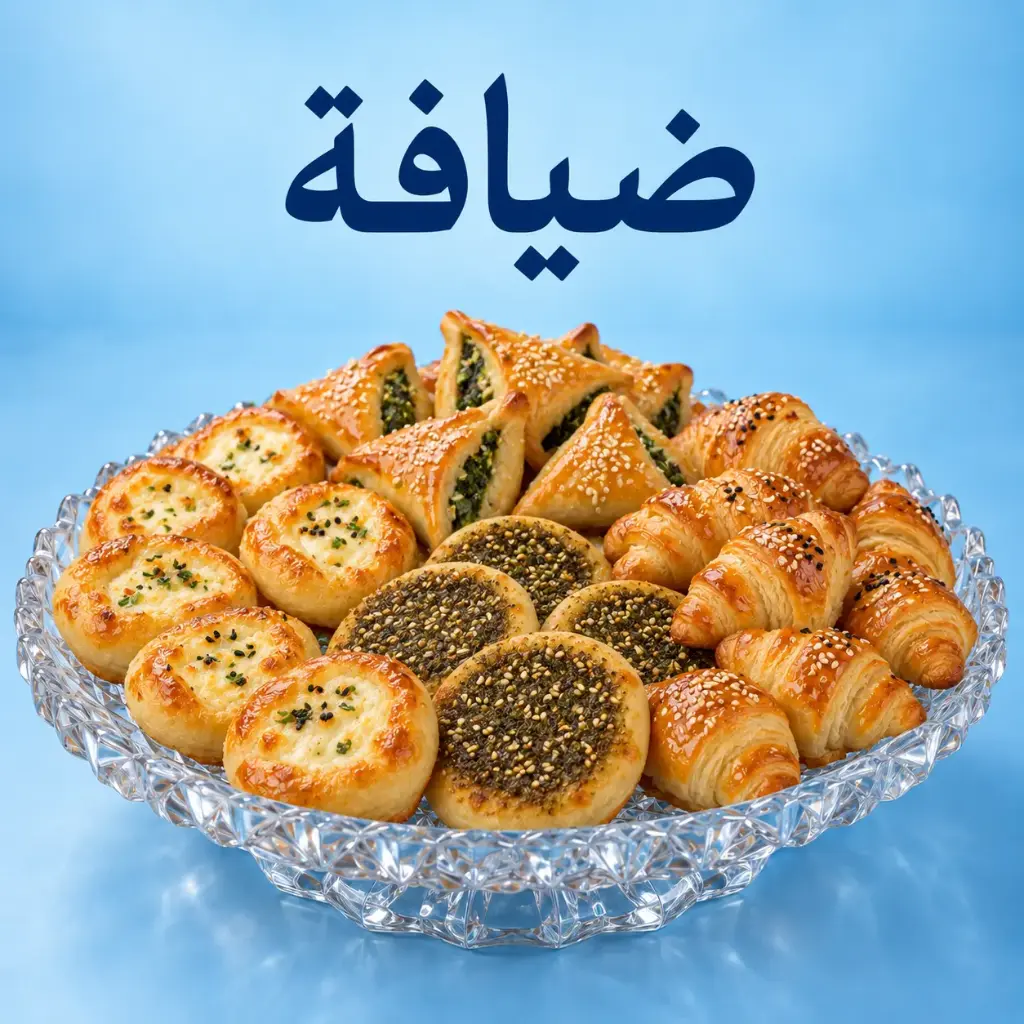 صحن ضيافة  معجنات  