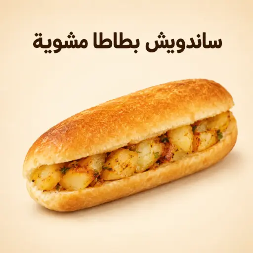 Grilled Potato Sandwich – Schools
